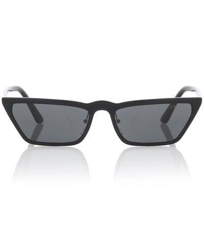 Prada Ultravox 58mm Cat Eye Sunglasses In Grey