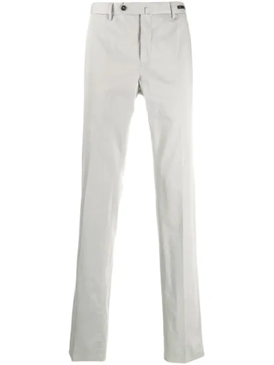 Pt01 Straight Leg Trousers In Grey