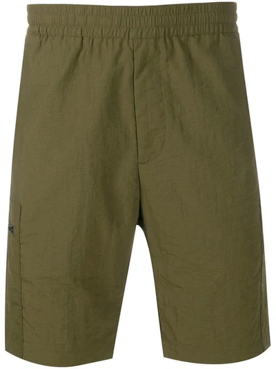 Norse Projects Classic Fitted Shorts In Green