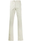 Corneliani Straight Leg Trousers In White