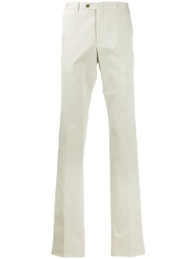 Corneliani Straight Leg Trousers In White