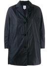 Aspesi Mid-length Raincoat - Blue