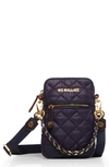 Mz Wallace Micro Crosby Bag In Boysenberry