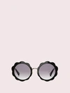 Kate Spade Karrie Sunglasses In Black
