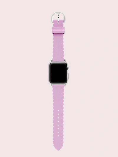 Kate Spade Lavendar Scallop Silicone 38/40mm Apple Watch® Strap In Lavendar