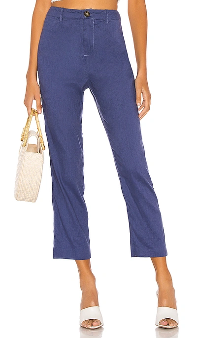 L'academie The Charley Pant In Midnight Blue