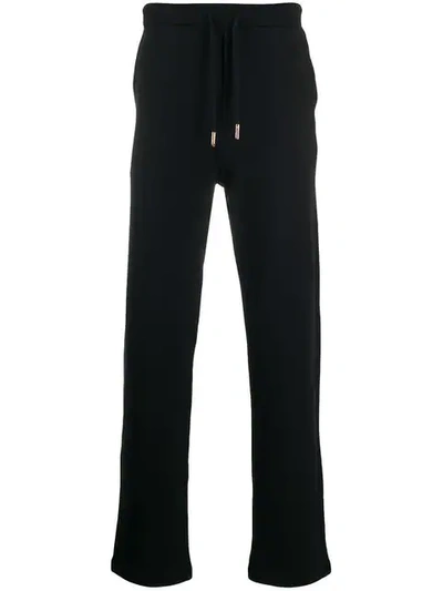 Billionaire Members Only Printed Track Trousers In Black