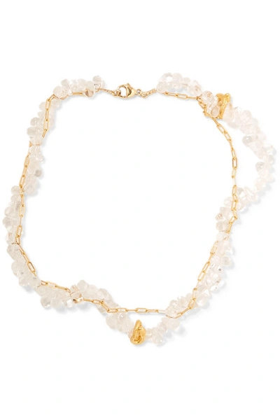 Alighieri The Infinite Light Gold-plated And Bead Necklace