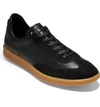 Cole Haan Men's Grandpro Turf Leather Low-top Sneakers In Black Leather/ Suede