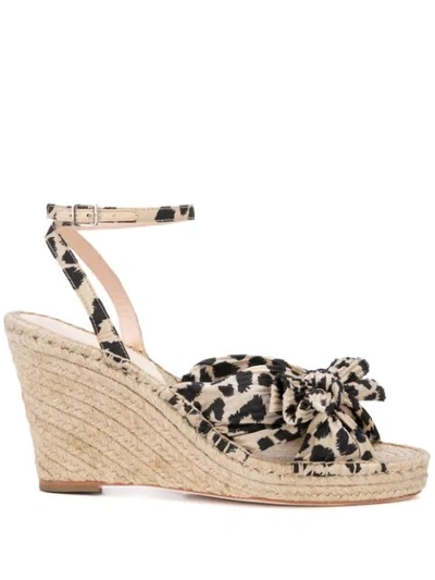 Loeffler Randall Women's Charley Espadrille Wedge Heel Sandals In Brown