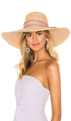 Ale By Alessandra Azteca Hat In Tan. In Natural & Pink