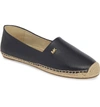 Michael Michael Kors Women's Kendrick Leather Espadrille Flats In Admiral Tumbled Leather