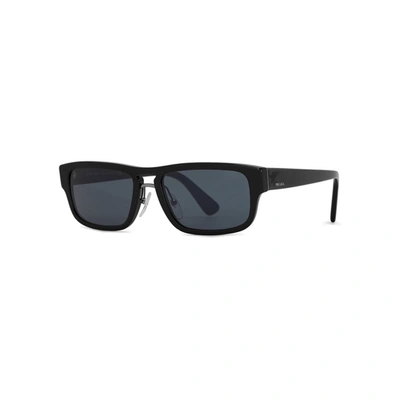 Prada Black Wayfarer-style Sunglasses