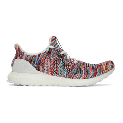 Adidas X Missoni Men's X Missoni Ultraboost Clima Running Sneakers In White/ Shock Cyan/ Active Red