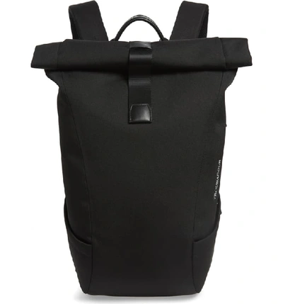 Troubadour Explorer Range Quickdraw Nylon Backpack In Black Nylon