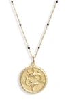 Argento Vivo Zodiac Necklace In 14k Gold-plated Sterling Silver, 16" In Pisces
