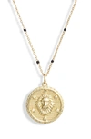 Argento Vivo Zodiac Necklace In 14k Gold-plated Sterling Silver, 16" In Leo