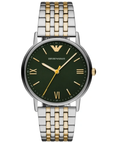 Armani Collezioni Emporio Armani Stainless Steel Two-tone Watch, 41mm