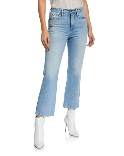 Frame Le Sylvie Cropped Boot Jeans In Elenda