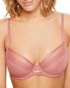 Chantelle Parisian Allure Unlined Convertible Plunge Underwire Bra In Sedona