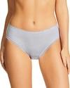 Fine Lines Pure Cotton High-cut Briefs In Halogen Blue