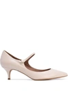 Tabitha Simmons Hermione Mary Jane Leather Pumps In White