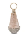 Rosantica Crystal Embellished Bucket Bag - Metallic