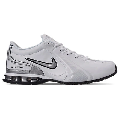 Nike Men's Reax Trainer Iii Synthetic Leather Training Sneakers From Finish Line In White