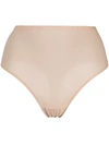 Chantelle Soft Stretch One Size High Waist Thong In Rose