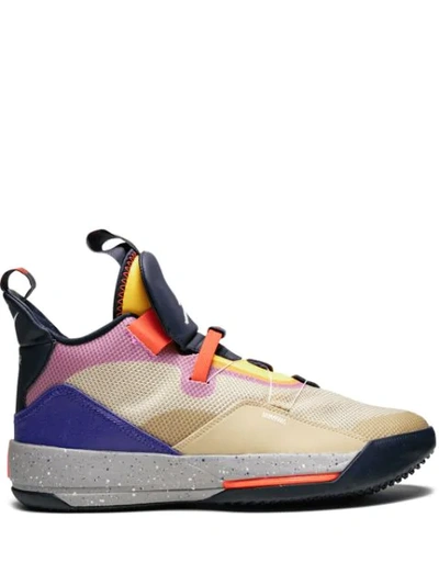 Jordan Air  33 Sneakers In Yellow