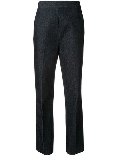 Camilla And Marc High Waisted Trousers In Blue