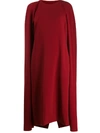 Stella Mccartney Cape Dress - Red