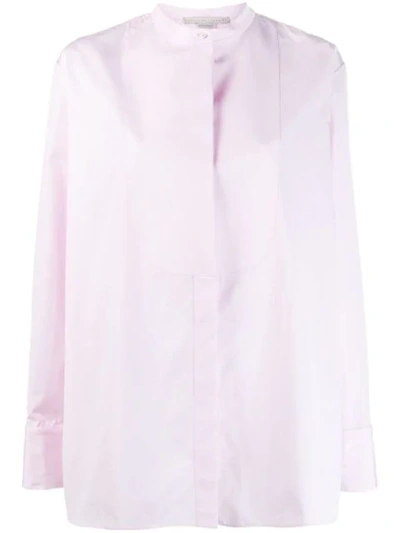 Stella Mccartney Hemd Mit Stehkragen In Pink