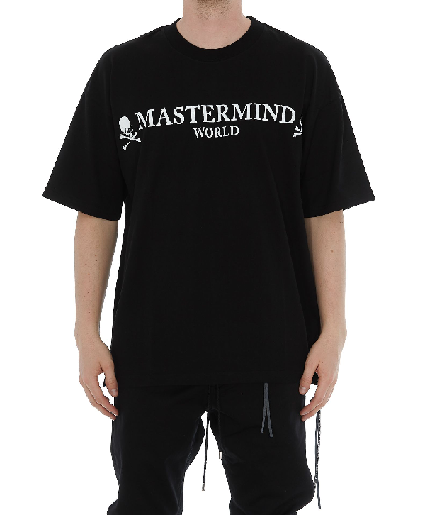 Mastermind Japan Mastermind World Logo T-shirt In Black | ModeSens
