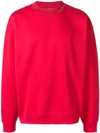 Acne Studios Flogho Iconic Sweatshirt In Red