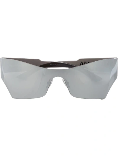 Balenciaga Eyewear Geometric Frame Sunglasses - Grey