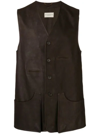 Holland & Holland Shooting Vest In Brown