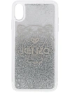 Kenzo Tiger Head Print Iphone Xs Max Case In Metallic
