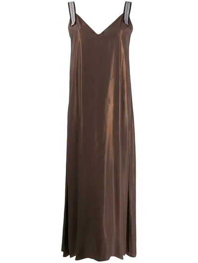 Antonelli Hawaii Dress - Brown