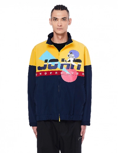 ジャケット・アウター JOHN UNDERCOVER nylon jacket John Undercover Logo Printed Track Jacket In Yellow | ModeSens