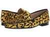 Tuscan Yellow Multi Leopard Velvet Burnout