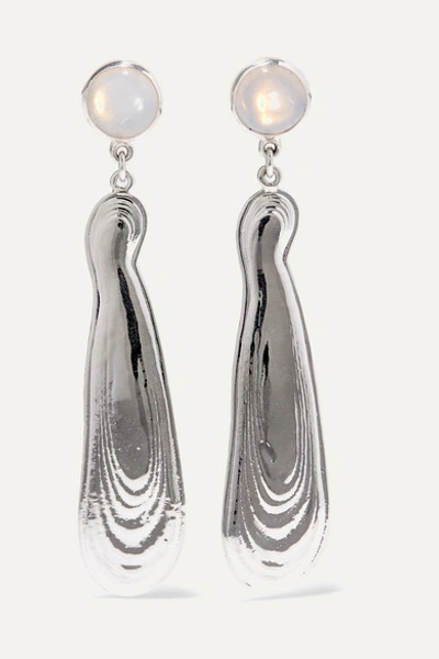 Leigh Miller + Net Sustain Silver And Glass Earrings