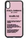 Dolce & Gabbana Appliqué Iphone Xr Case In Pink