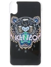Kenzo Tiger Print Phone Case - Black