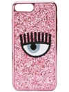 Chiara Ferragni Embroidered Eye Case - Pink