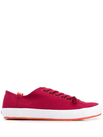 Camper Classic Lace-up Trainers In Red