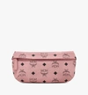 Mcm Crossbody Bag In Visetos In Soft Pink