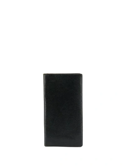 Pre-owned Gucci 1960's Billfold Cardholder In Black