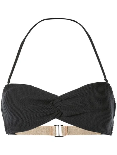 Muller Of Yoshiokubo Rib Bra Top In Black