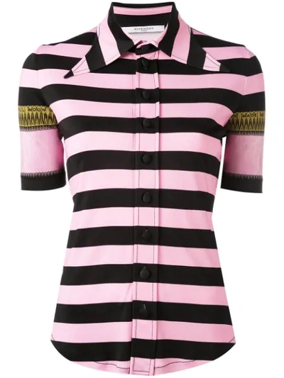Givenchy Short Sleeve Shirt In Pink
